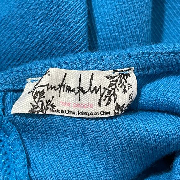 Free People Pfeiffer Twist Back Ribbed Tank - Blue - XS - Picture 8 of 12